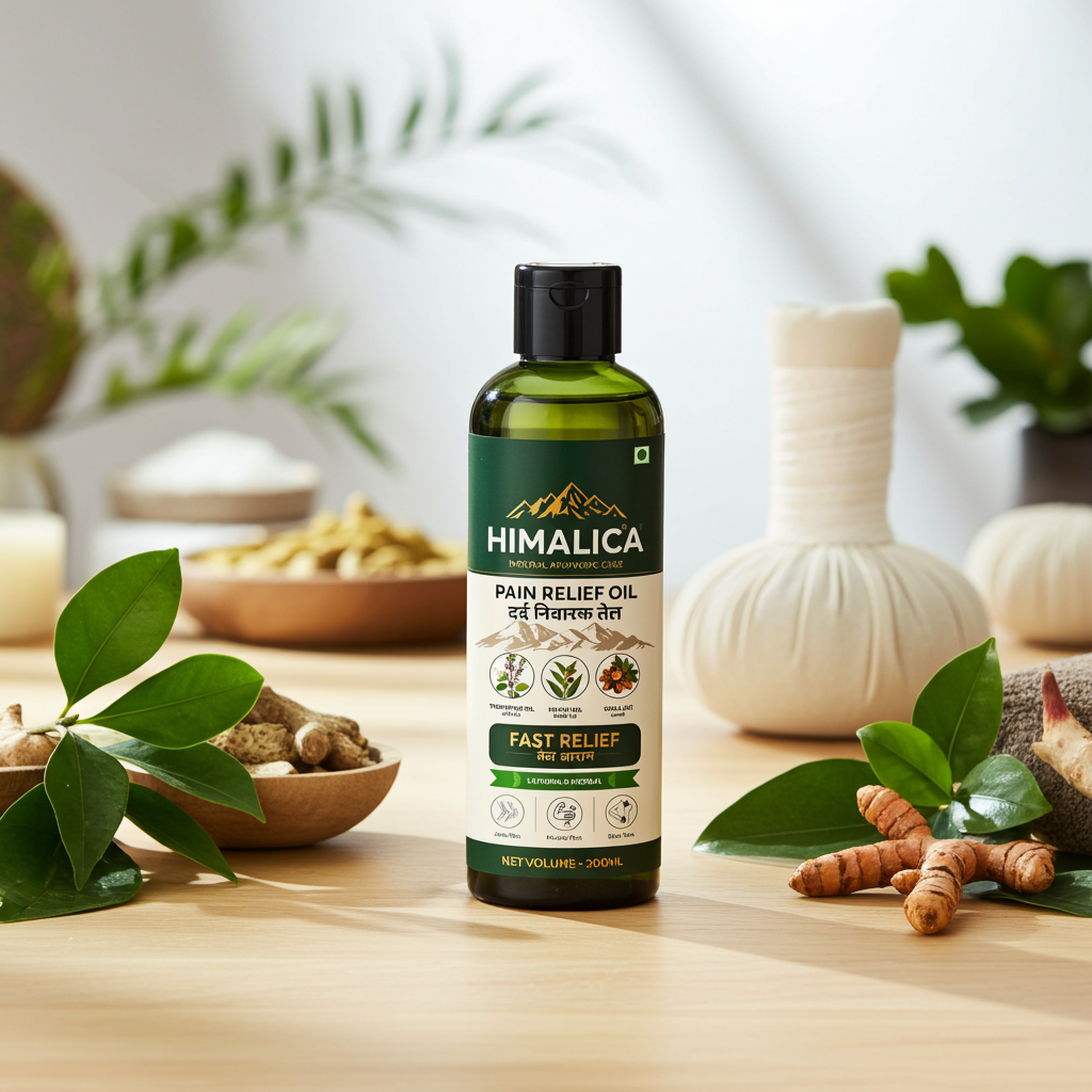 Pain Relief Oil 200Ml Ayurvedic Ingredients