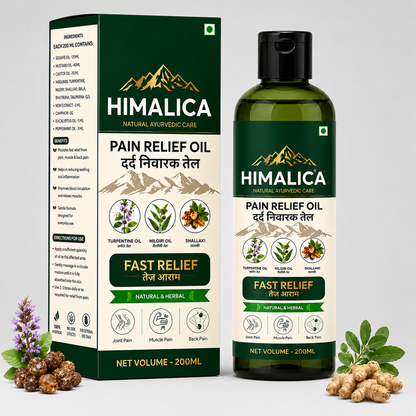 Pain Relief Oil 200Ml Ayurvedic Ingredients