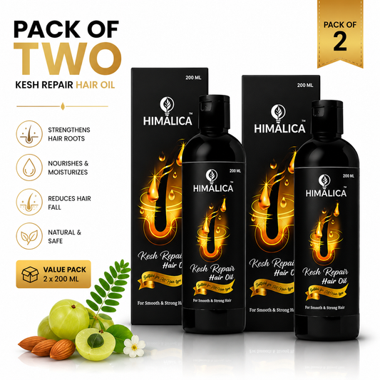 Himalica Kesh Repair Hair Oil 200ml-Pack Of 2