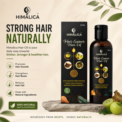 Himalica Hair Gainer Hair Oil For Men &Women/100ml