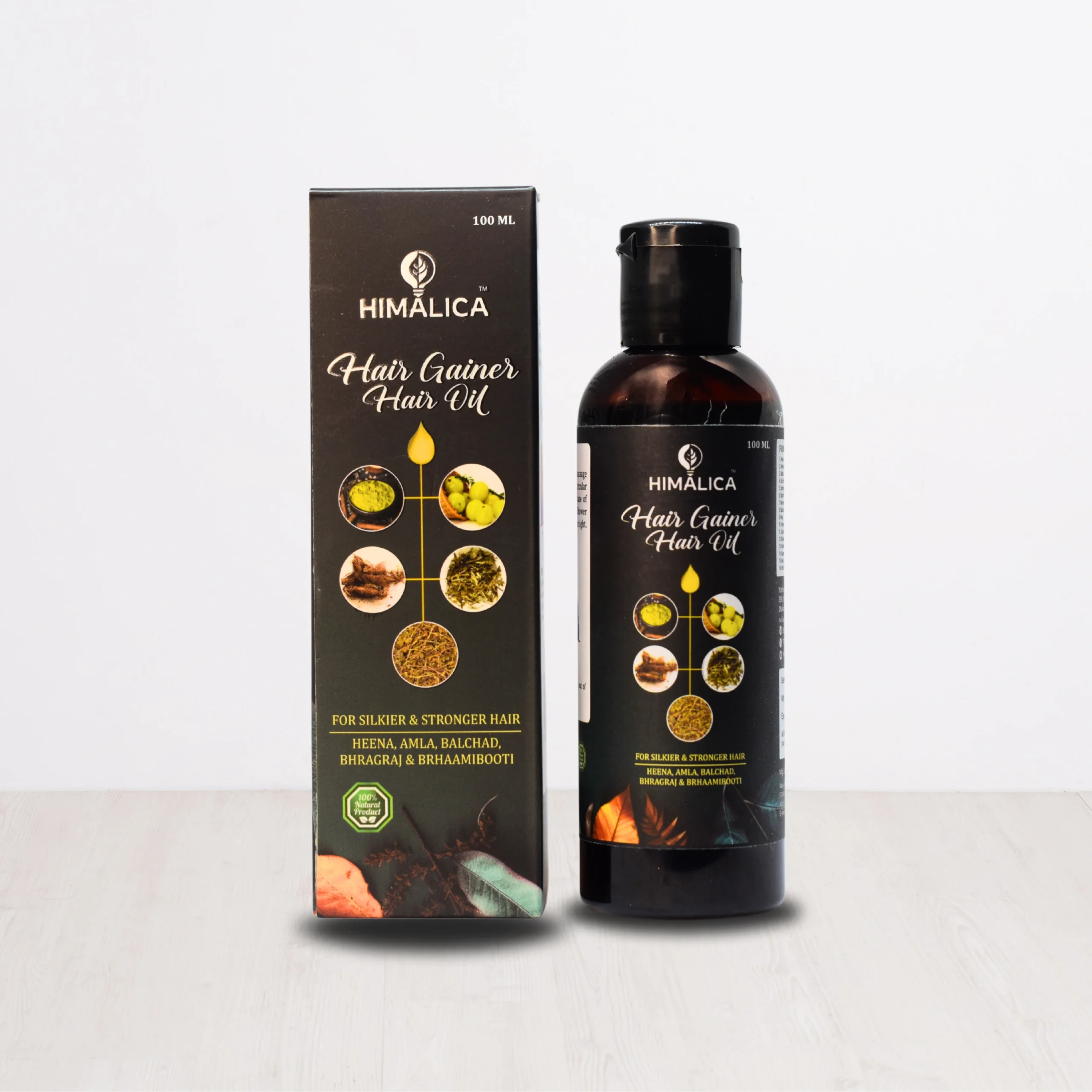 Himalica Hair Gainer Hair Oil For Men & Women100ml